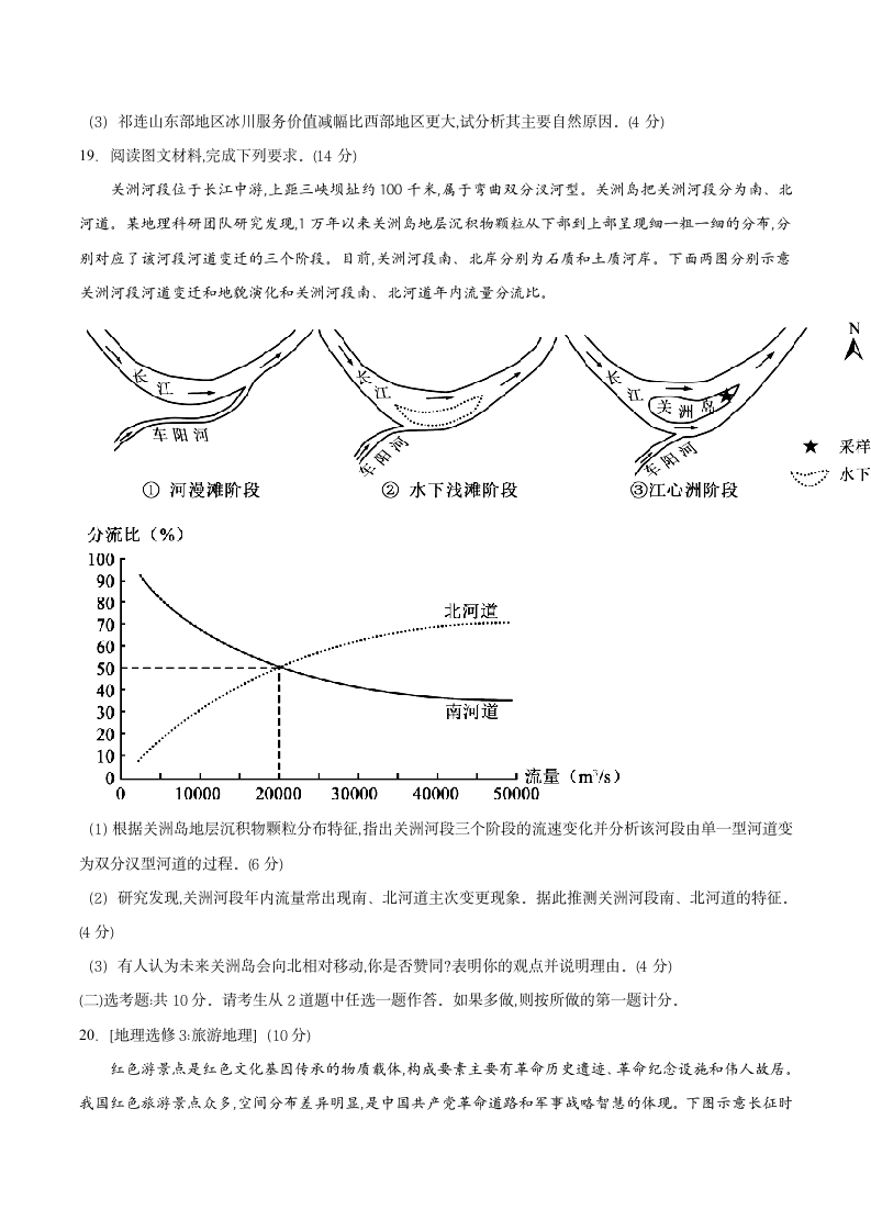 2021年湖南卷地理高考真题第7页