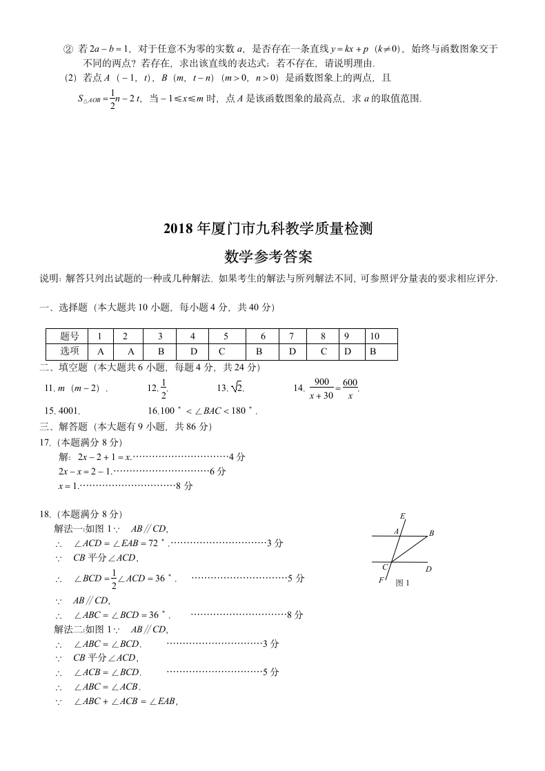 初中总复习教学质量检测数学试卷.docx第4页