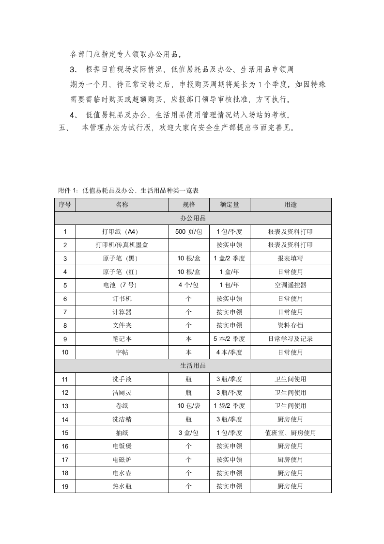 办公用品和低值易耗品管理细则.doc第2页