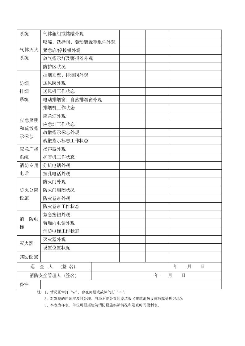 建筑消防设施巡查记录表.docx第2页