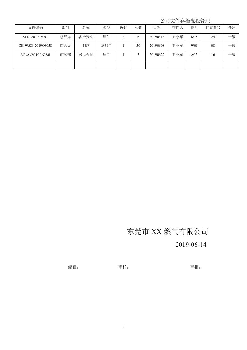 文件存档流程管理.docx第4页