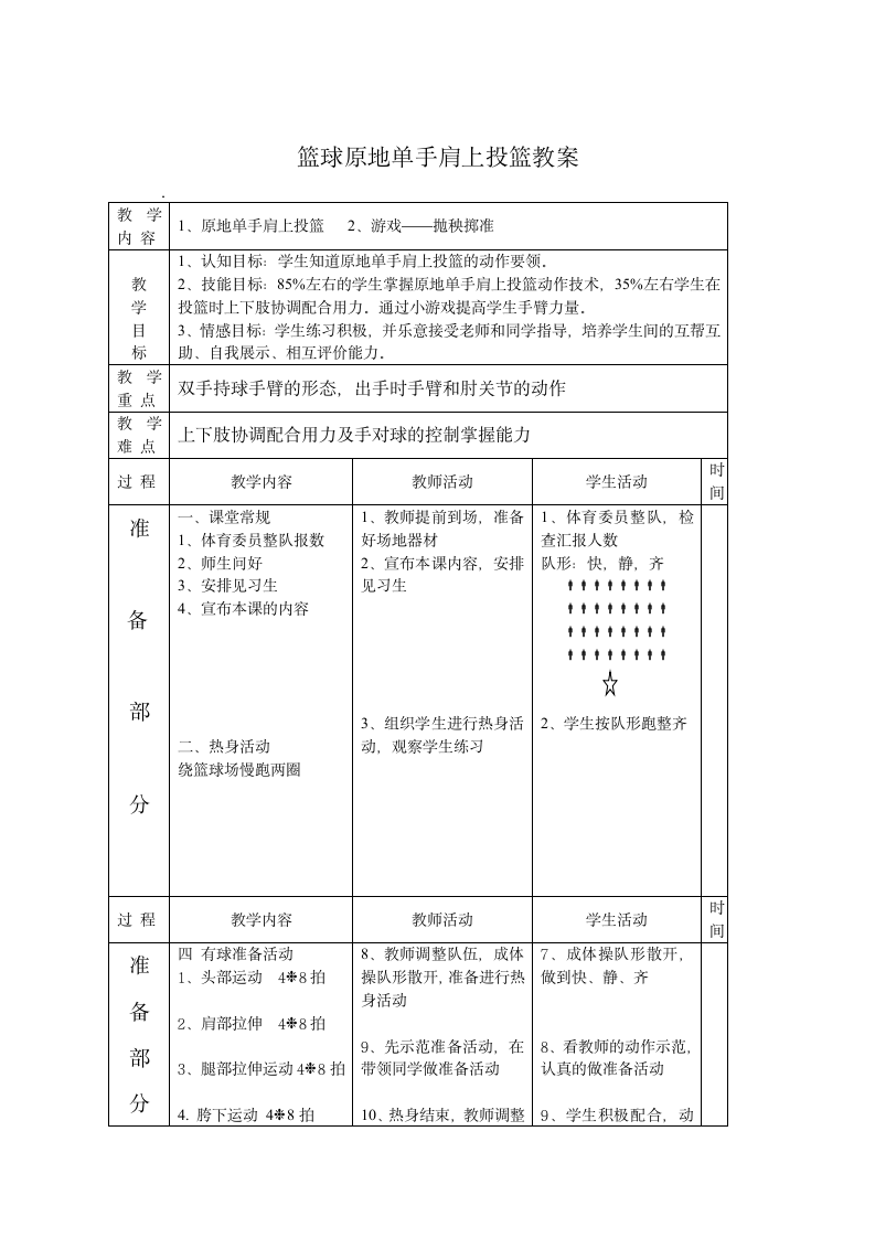 体育与健康 六年级 篮球单手肩上单手投篮教案.doc第1页