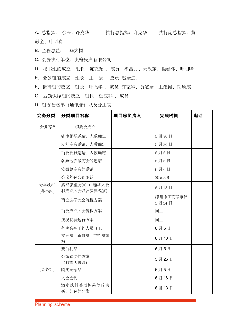 商会第一届会员大会暨成立大会策划方案.doc第6页