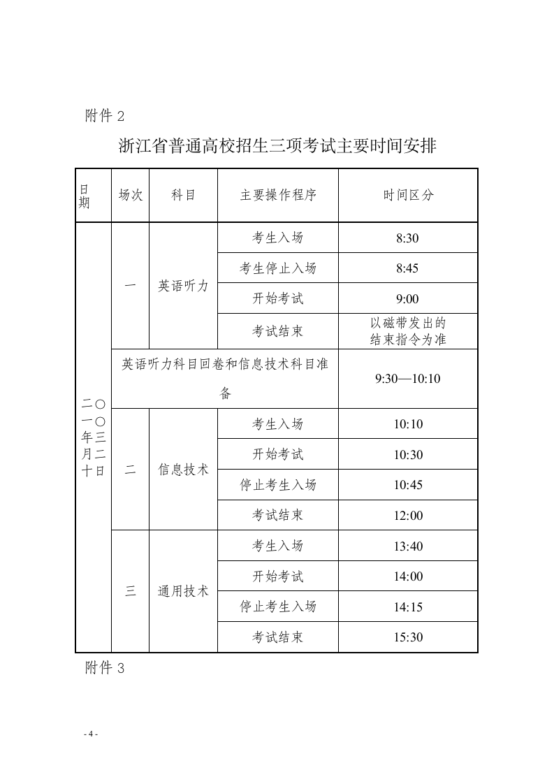 浙江省体验磨练普通高校招生三项考试网上报名办法第4页