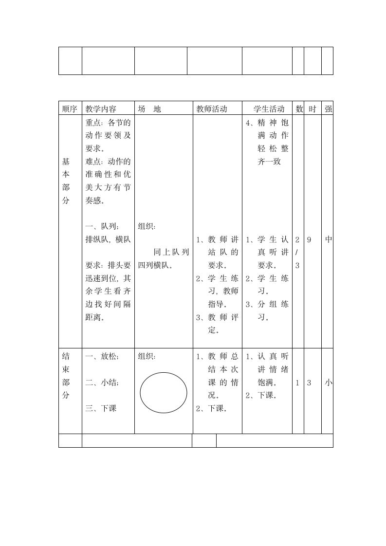 一年级上体育教案-基本体操_人教版.doc第2页