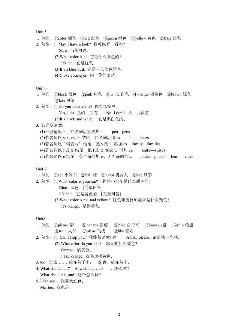 小学英语三年级下知识点汇总大纲.docx第2页