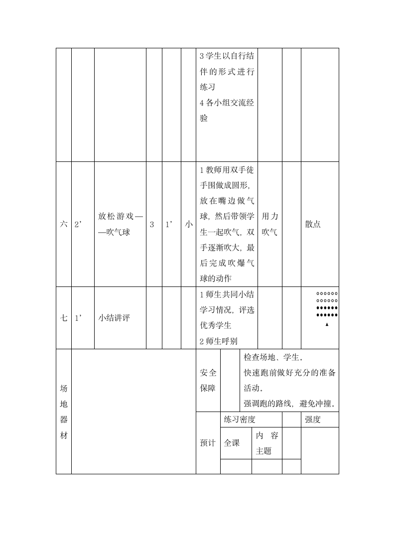 五年级体育教案- 50米快速跑 全国通用.doc第4页