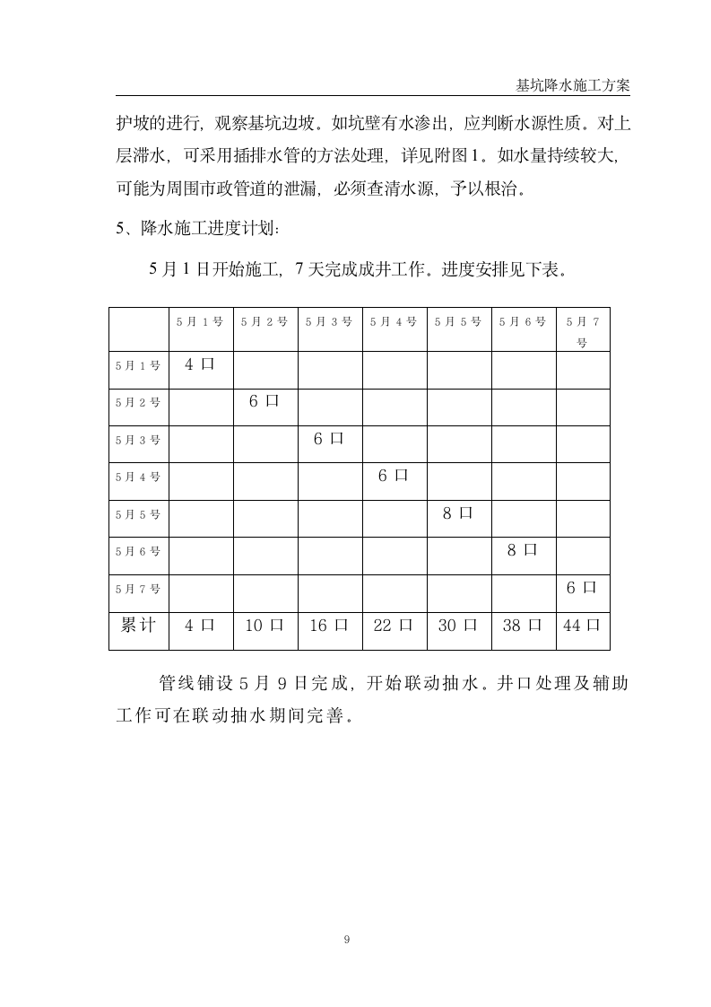 广东省二建基坑降水施工方案模板.doc第10页