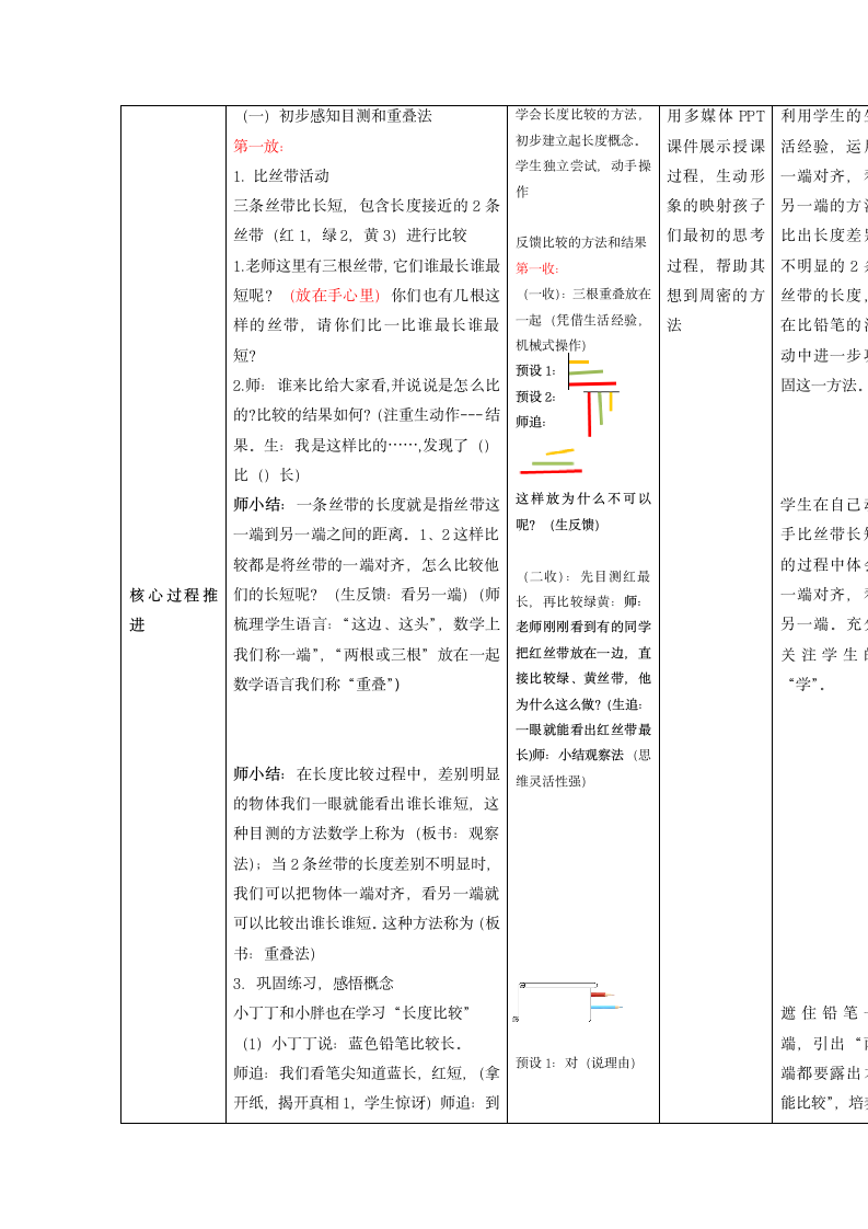 一年级下册数学教案-5.3   长度比较 沪教版.doc第2页