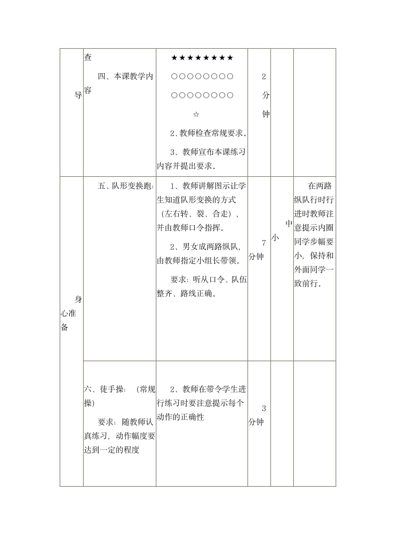 体育与健康 六年级上册  跨越式跳高  教案.doc第3页