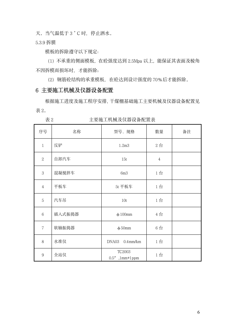 干煤棚基础施工方案.doc第7页