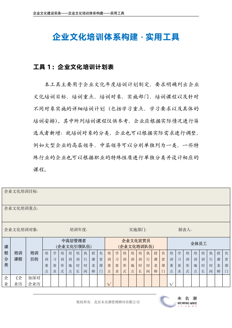 企业文化培训计划表.doc第2页