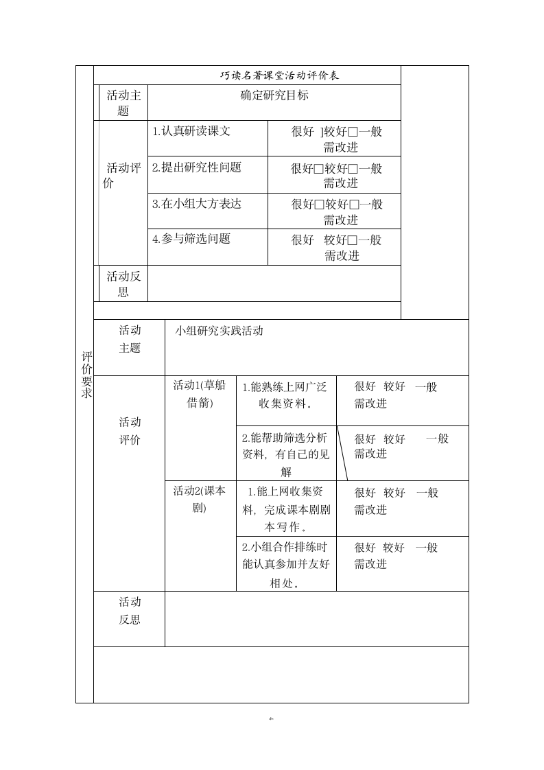 部编版五年级下册第二单元口语交际：怎么表演课本剧教学设计(表格式).doc第4页