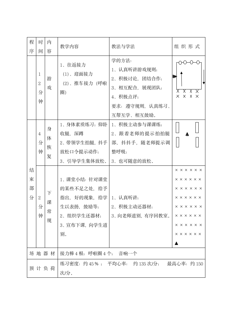 一年级体育教案-各种形式的走 通用版.doc第3页