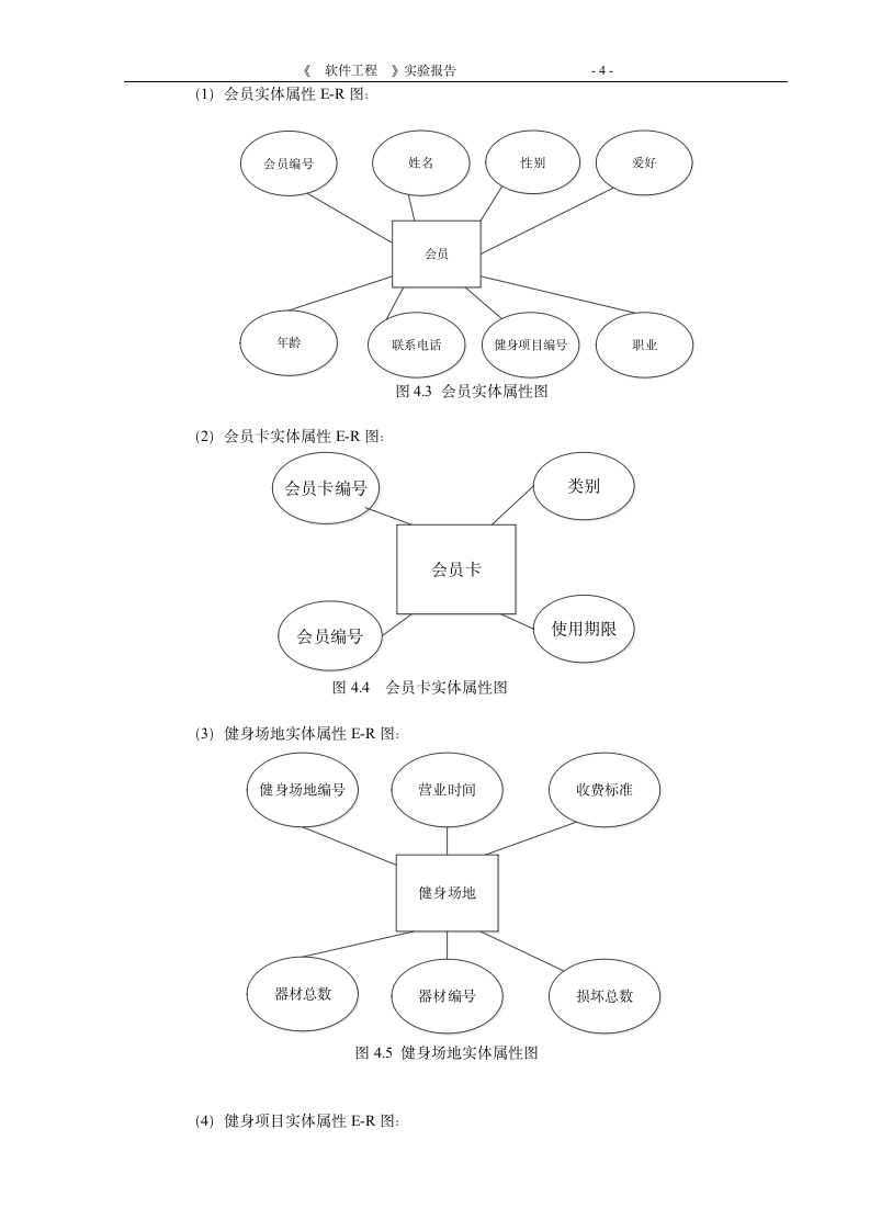 淮海工学院健身房管理系统 实验一第5页