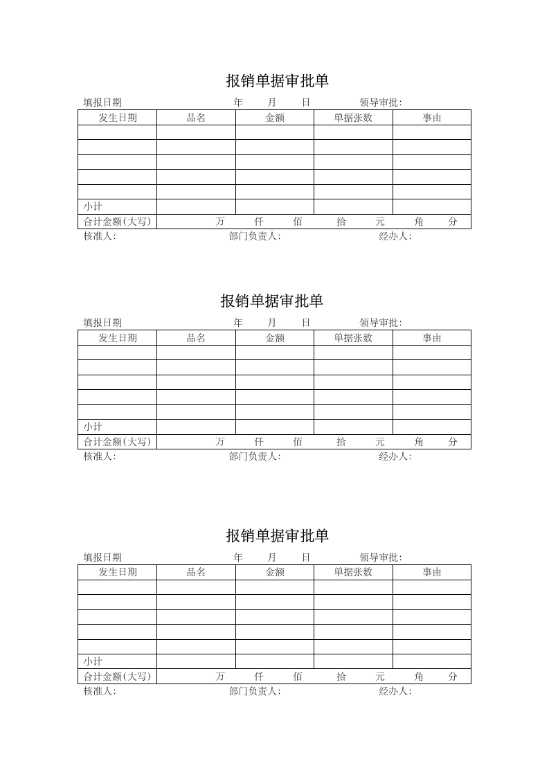 报销单据审核表.doc第1页