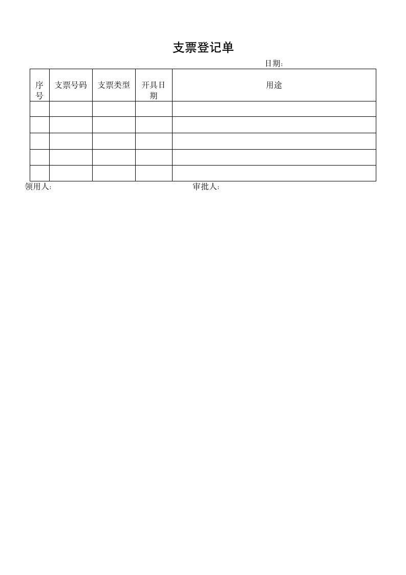 新手出纳常用表格大全.docx第4页