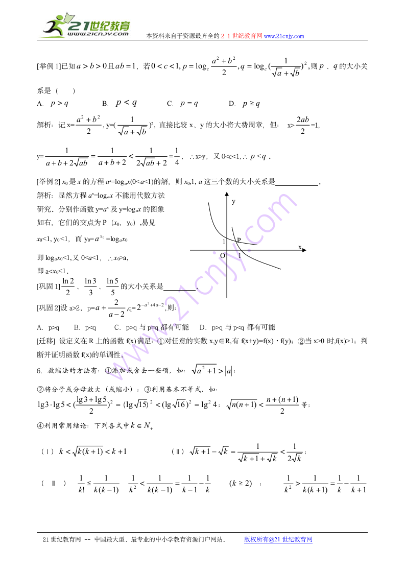 高中数学知识要点重温（11）不等式的性质与证明.doc第4页