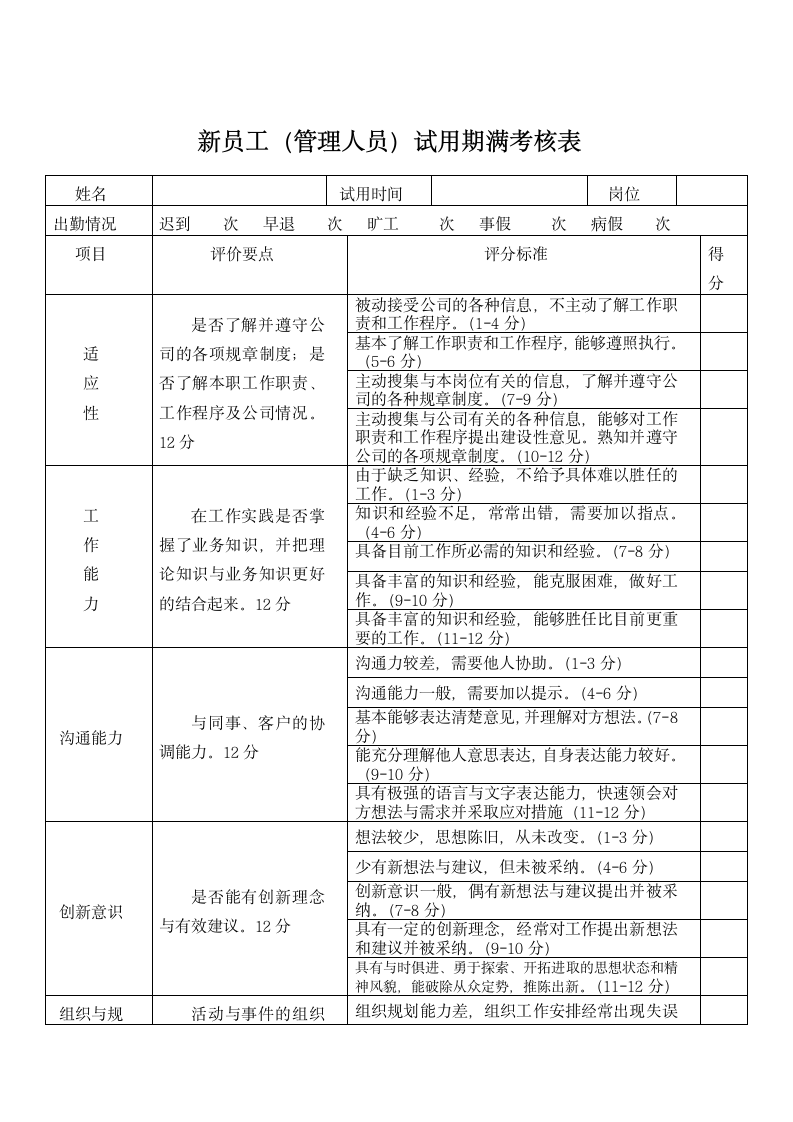 新员工转正考核办法.docx第3页