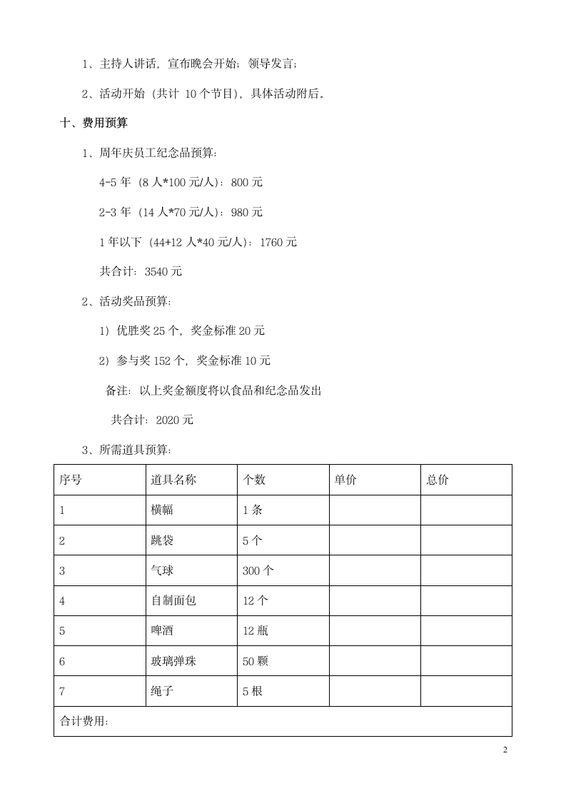 酒店五周年店庆活动策划方案.docx第2页