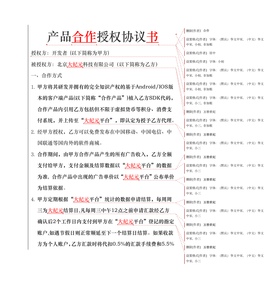 产品合作授权协议书.docx第1页