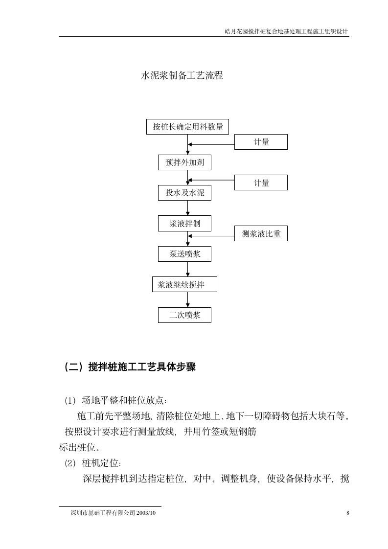 皓月花园搅拌桩复合地基处理工程施工组织设计方案.doc第9页