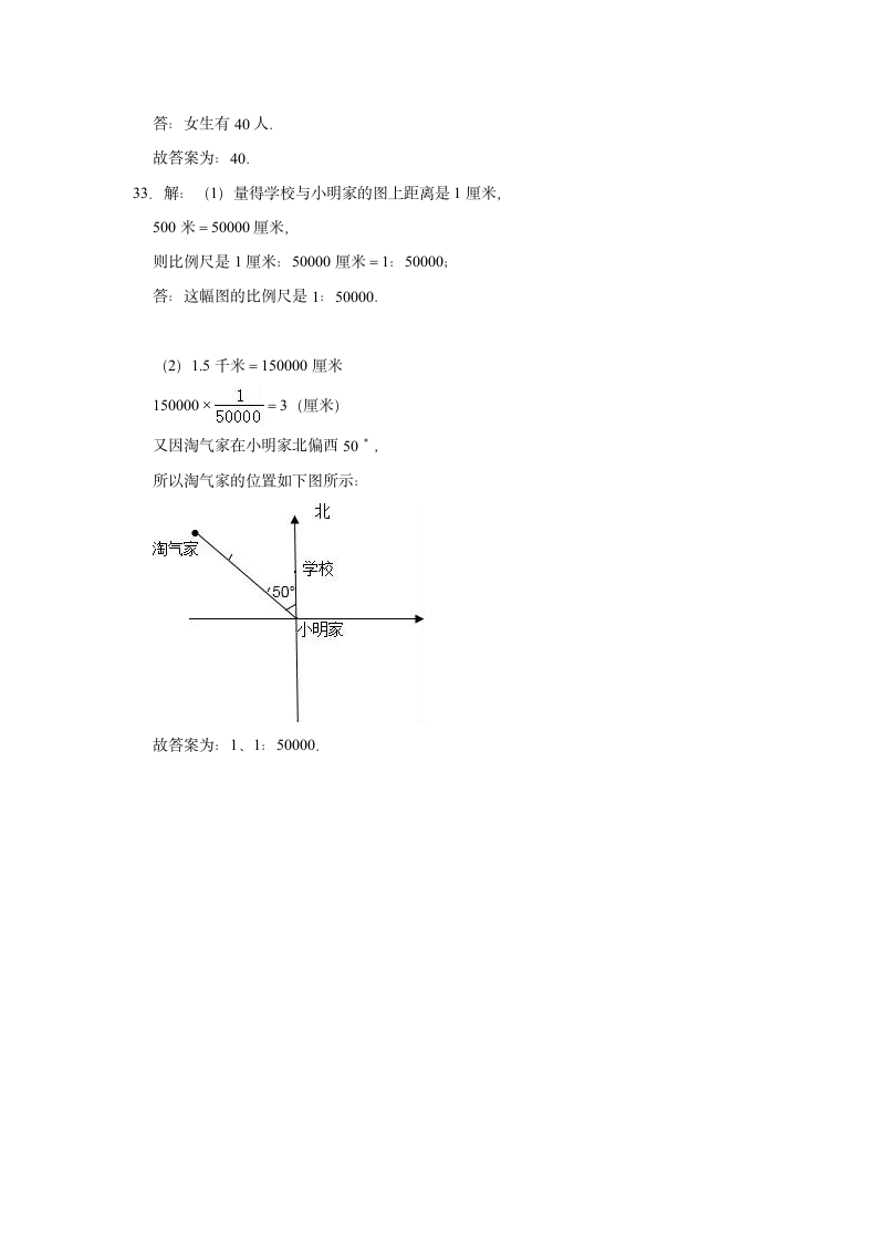 2020-2021学年苏教版小学六年级下册期中考试数学试卷（含解析）.doc第15页