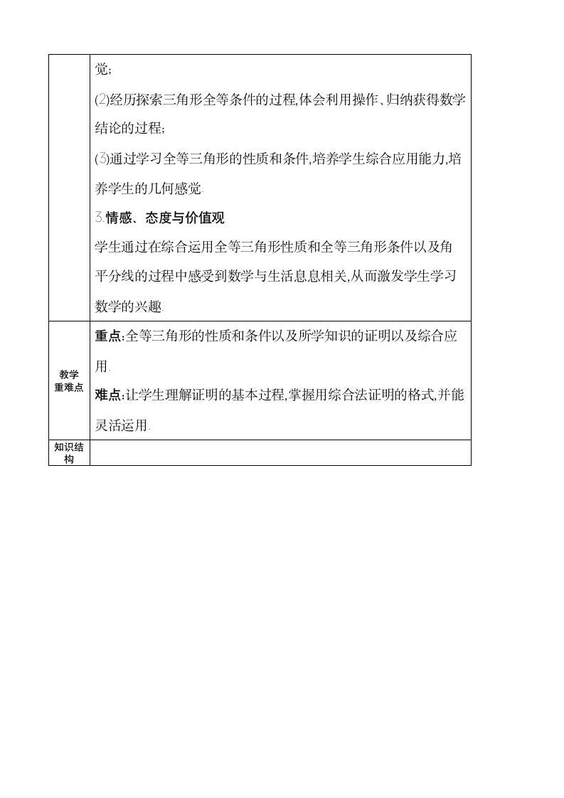 2021-2022学年鲁教版（五四制）七年级数学下册 第十章 三角形的有关证明（单元分析）教案.doc第2页