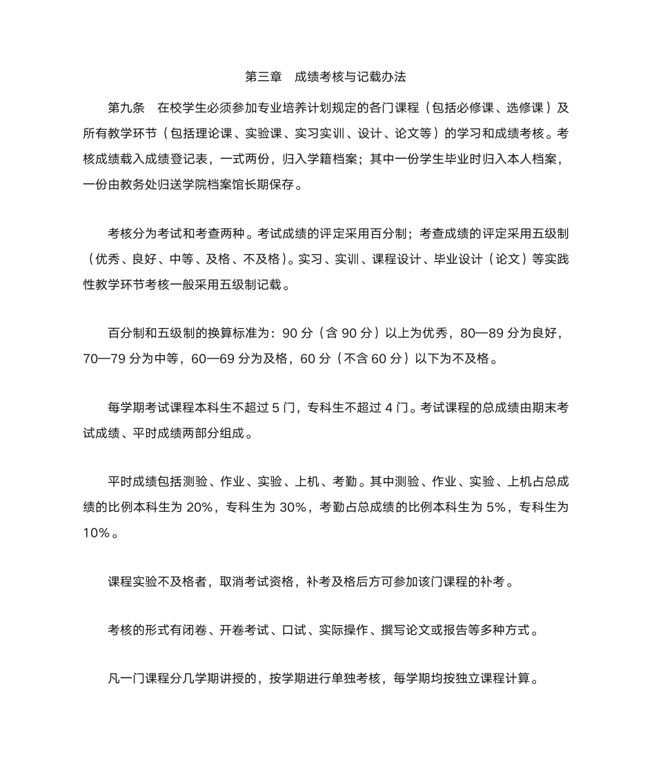 1.西安思源学院学籍管理规定第4页