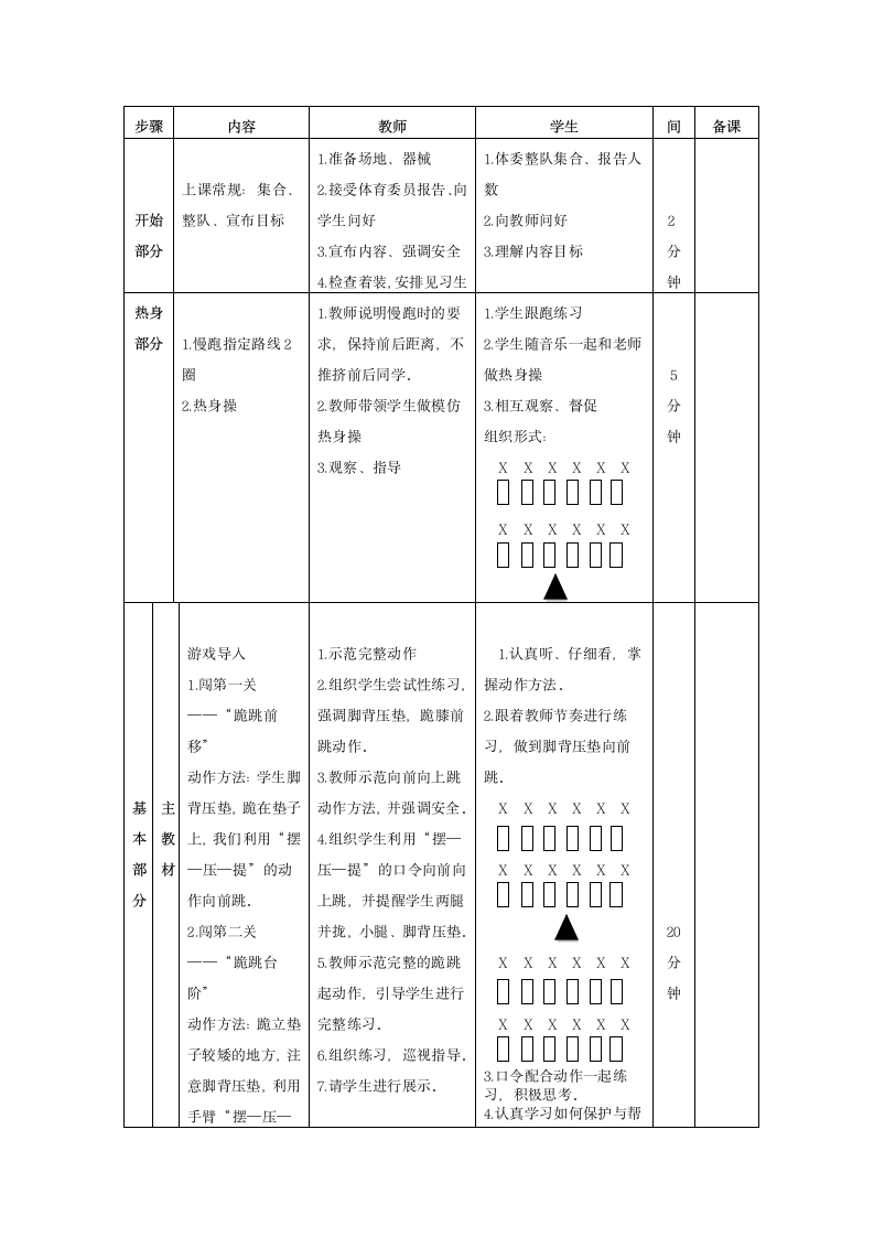 跪跳起（教案）-体育三年级下册.doc第2页