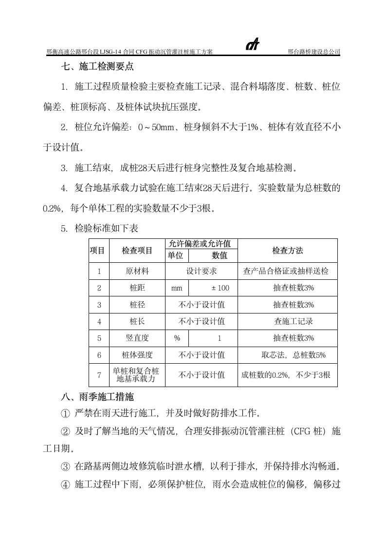 CFG桩沉管施工方案.doc第6页