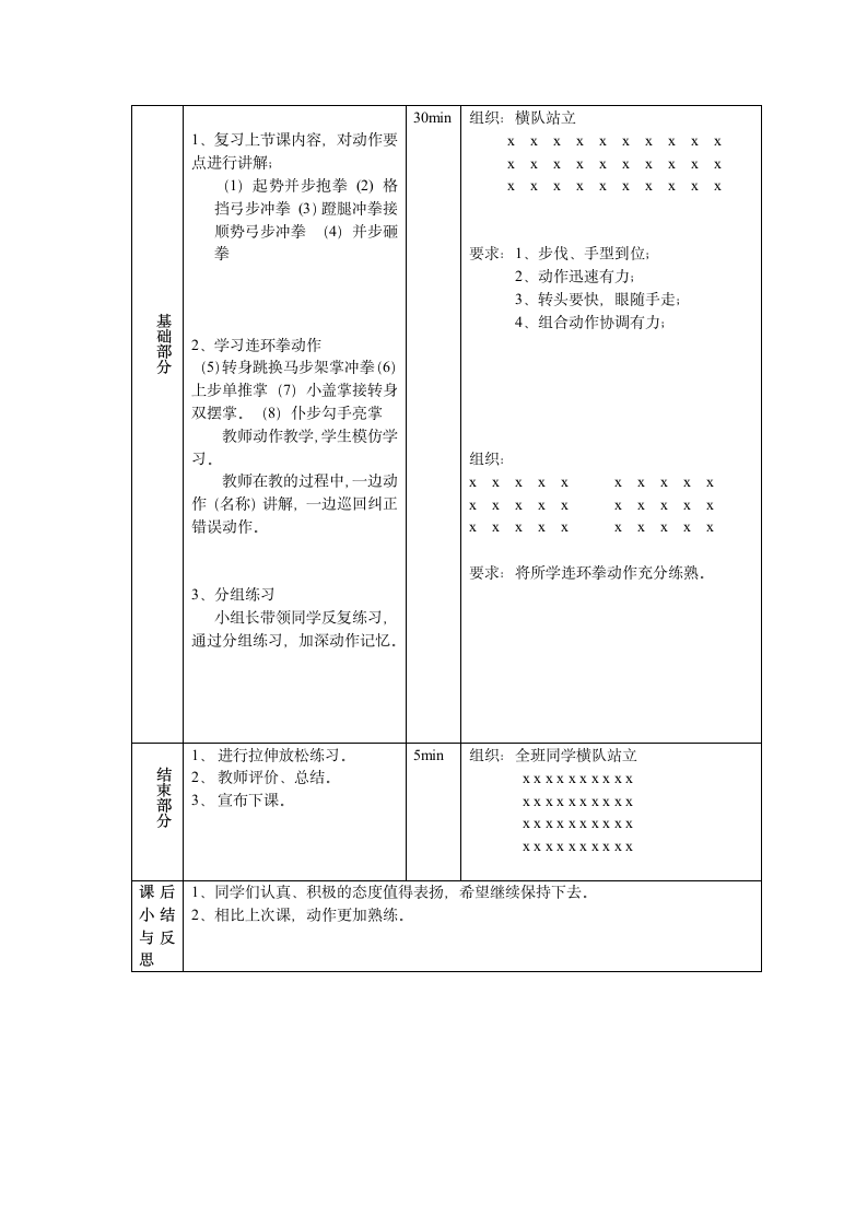 体育与健康 六年级全一册武术连环拳教案.doc第2页