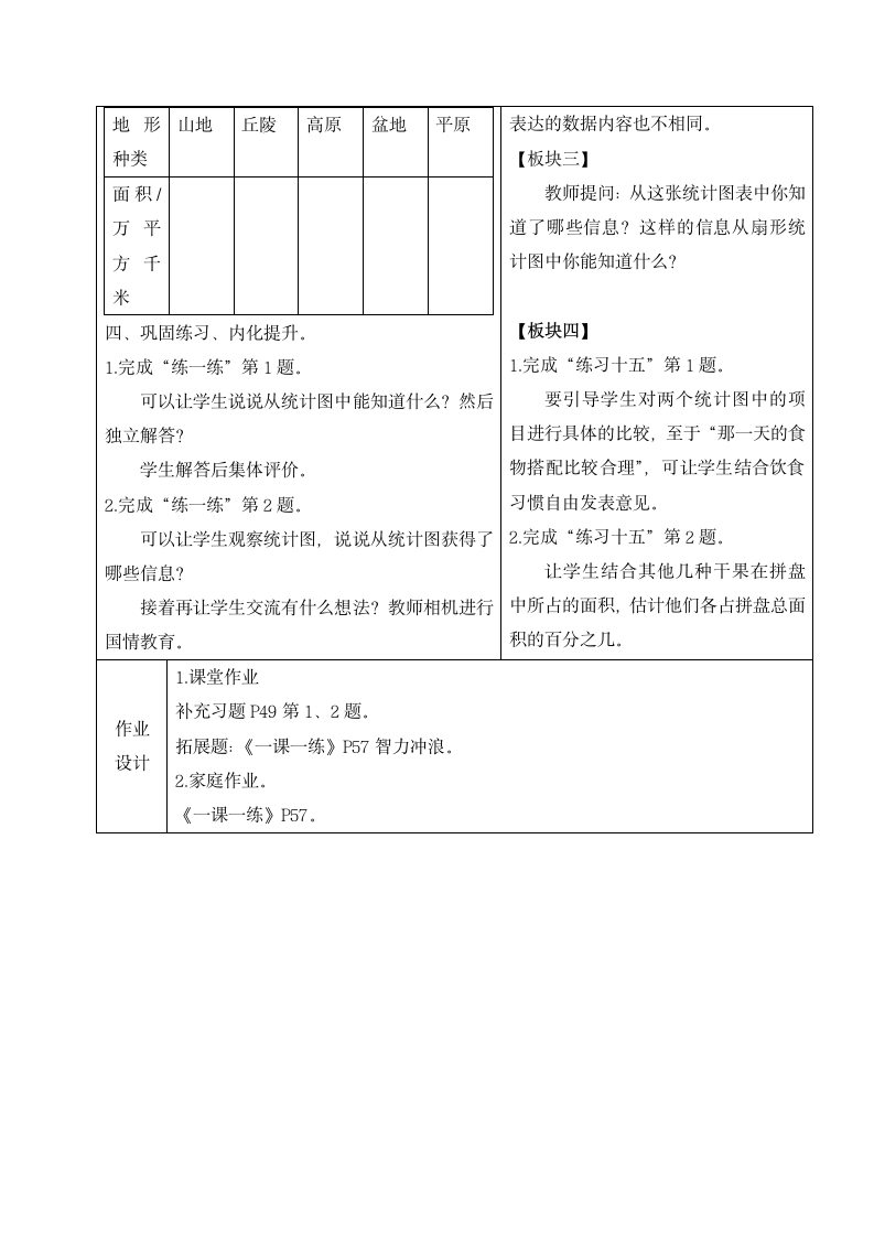 六年级数学下册 认识扇形统计图教案 苏教版.doc第2页