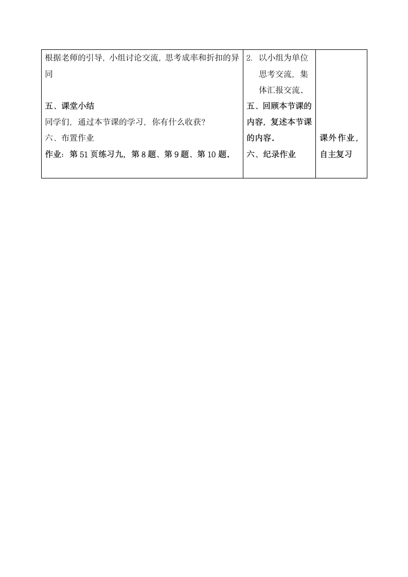 六年级数学下册教案-2.2 成数 人教版.doc第3页