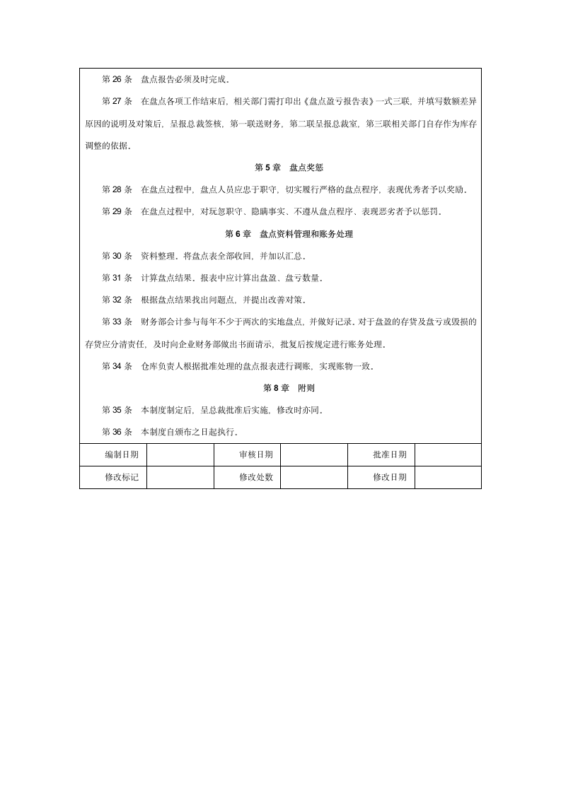 存货盘点管理制度.doc第4页