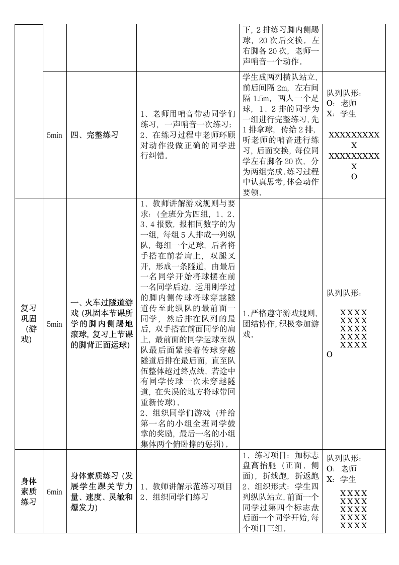 小学四年级体育与健康 6.2足球课 教案.doc第3页