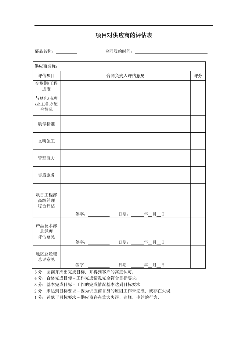 集中采购管理实施细则表单.dotx第13页