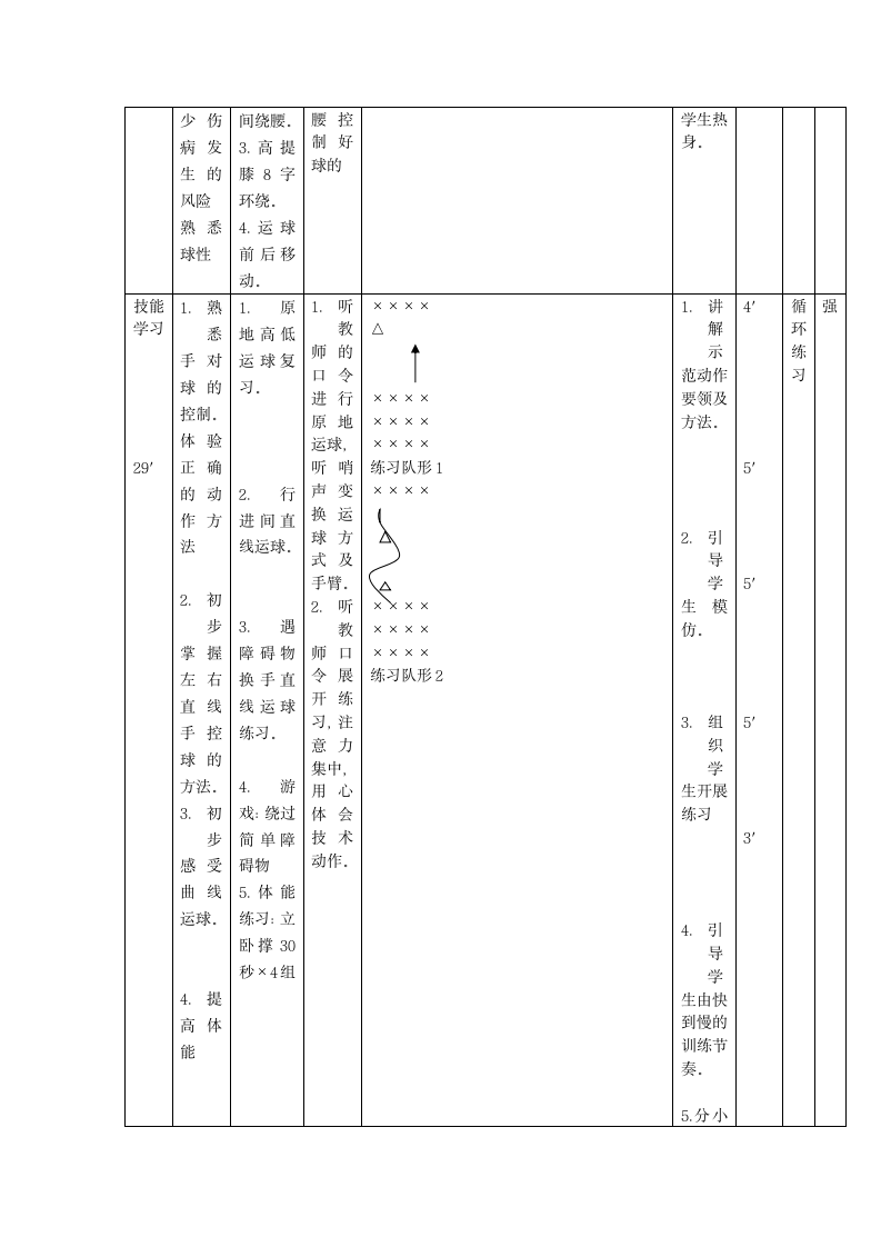 六年级上册体育教案-行进间直线运球.doc第2页