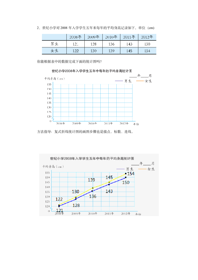 人教版 五年级数学下册 9.5统计 导学案.doc第3页