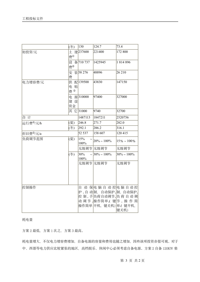 中央空调设计方案技术经济比较.doc第3页