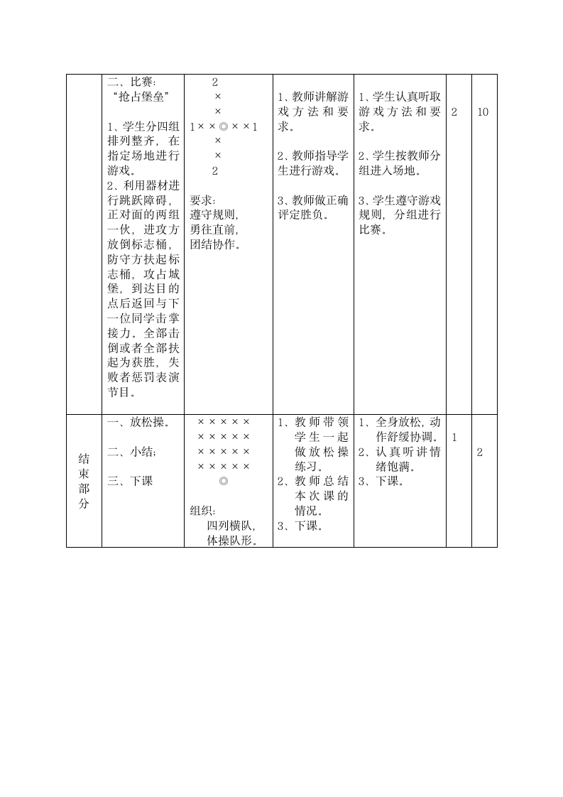 蹲踞式跳远（教案） 体育五年级上册.doc第6页