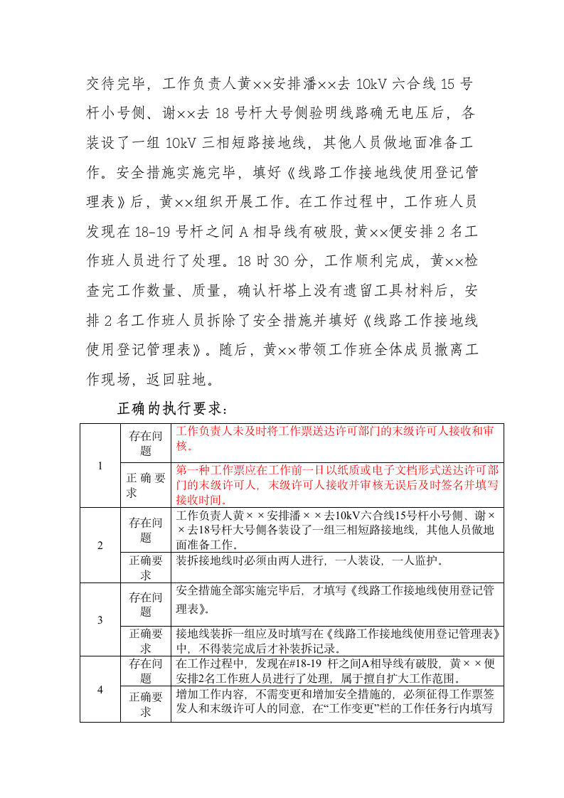 XX供电局两种人考试资料配网专业纠错题(1)第2页