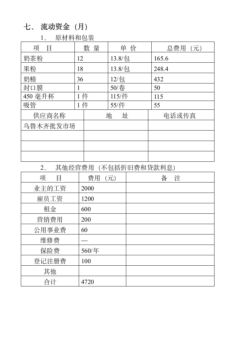 茶饮行业创业计划书.docx第8页