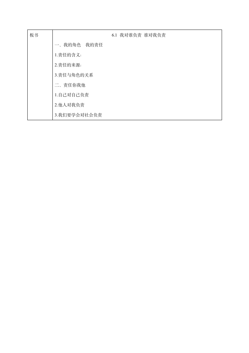 6.1我对谁负责 谁对我负责  教案  （表格式）.doc第4页