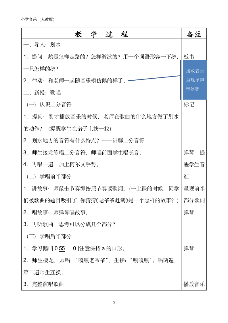 小学音乐教案老爷爷赶鹅.docx第2页