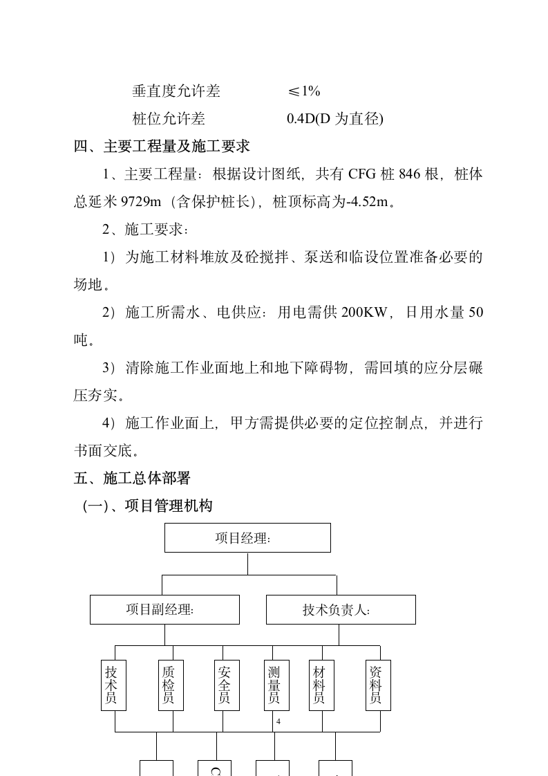 CFG水泥粉煤灰碎石桩工程施工组织设计方案.doc第4页