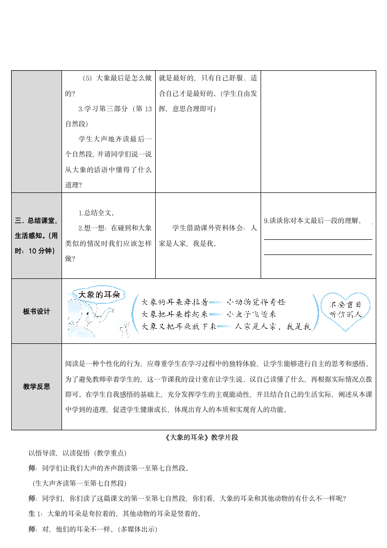 二年级语文下册19.大象的耳朵优秀教案.doc第6页