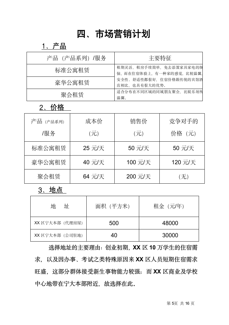 短租公寓项目创业计划书.docx第6页