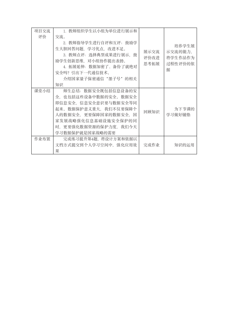 中图人教版（2019）信息技术必修一 3.2.3 数据安全 教案.doc第4页