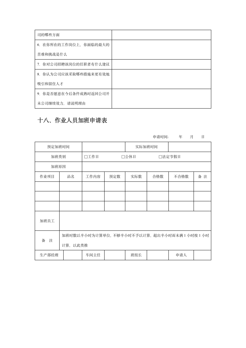 人力资源管理表格.docx第4页